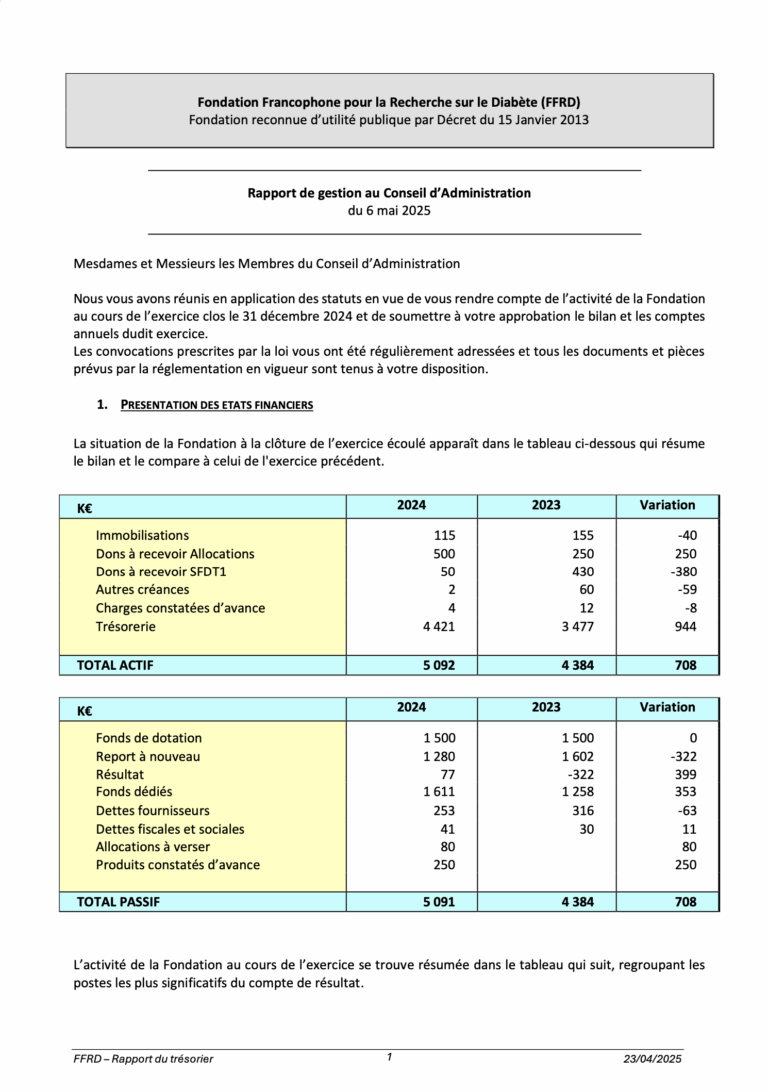FFRD - Rapport Trésorier 2024_Final